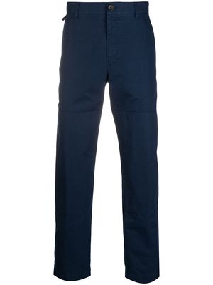 LANVIN cropped length cotton trousers - Blue