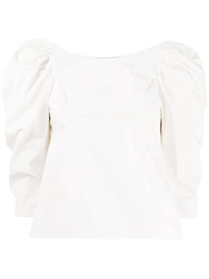 Rejina Pyo Anita puff-sleeve blouse - White