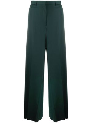 LANVIN high-waisted wide leg trousers - Green