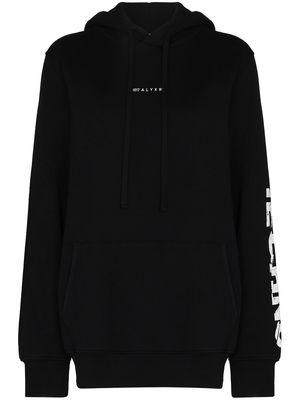 1017 ALYX 9SM Techno Scar print hoodie - Black