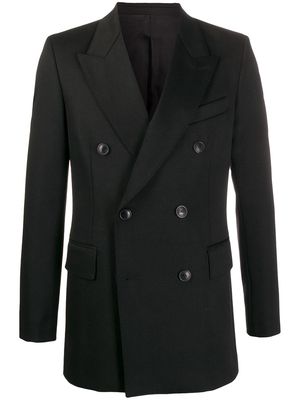 AMI Paris double-breasted blazer jacket - Black