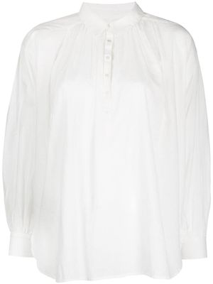 Nili Lotan Miles pullover button-down blouse - White