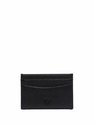 Aspinal Of London grained leather cardholder - Black