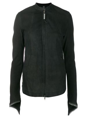 Isaac Sellam Experience fitted lambskin jacket - Black