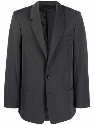 Lemaire boxy-cut single-breasted blazer - Green