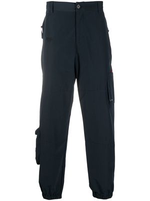 MSGM tapered cargo pants - Blue