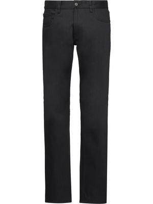 Prada low-rise straight jeans - Black