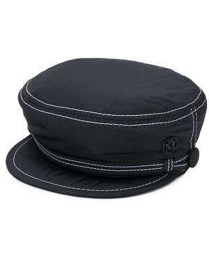 Maison Michel New Abby baker boy hat - Black