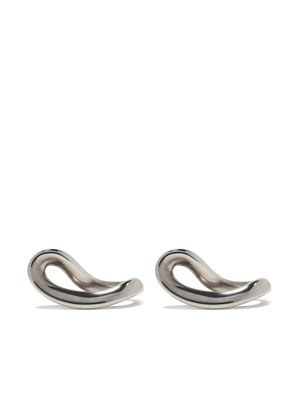 Georg Jensen sterling silver Infinity earrings - SILVER COLOR