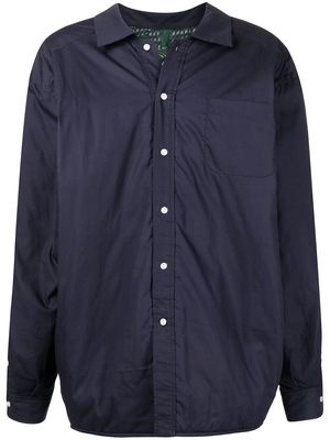 Delada reversible-design jacket - Blue