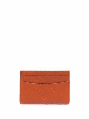 Aspinal Of London grained leather cardholder - Orange