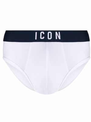 Dsquared2 ICON waistband briefs - White