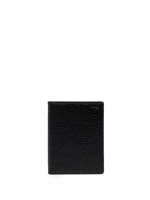 Aspinal Of London grained leather travel wallet - Black