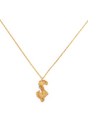 LOVENESS LEE S alphabet pendant necklace - Gold