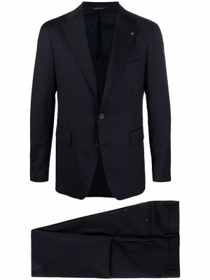 Tagliatore two piece virgin wool suit - Blue