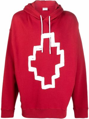 Marcelo Burlon County of Milan cross-motif hoodie - Red