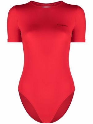 Balenciaga open-back swimsuit - Red