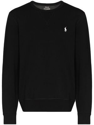Polo Ralph Lauren logo-embroidered sweatshirt - Black