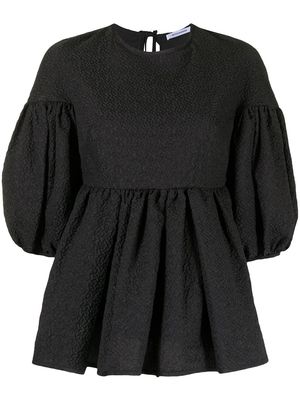 Cecilie Bahnsen Jerry puff-sleeve blouse - Black