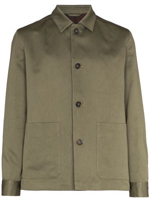 Ermenegildo Zegna button-up shirt jacket - Green
