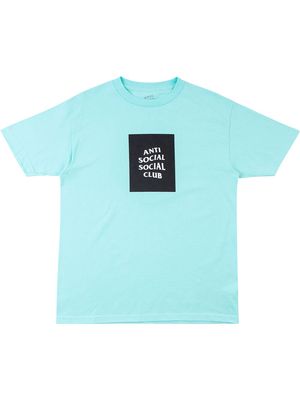 Anti Social Social Club box logo T-shirt - Blue