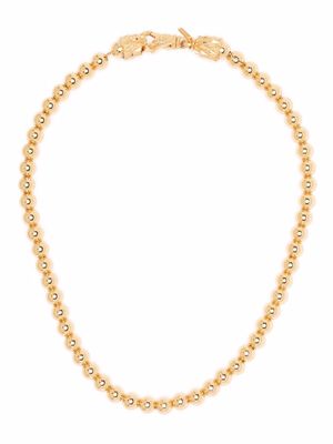 Emanuele Bicocchi shiny beaded necklace - Gold