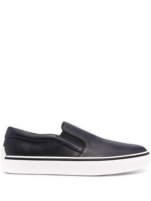 Tod's slip-on leather sneakers - Blue