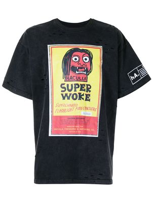 Haculla graphic print t-shirt - Black
