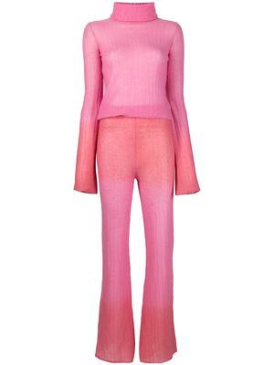 Antonella Rizza ombré-print bootcut jumpsuit - Pink