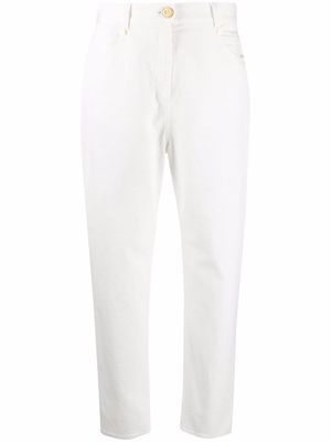 Balmain straight-leg denim jeans - White