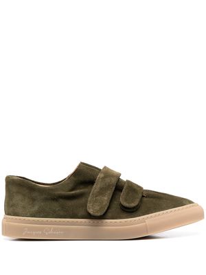 Mackintosh touch-strap low-top sneakers - Green