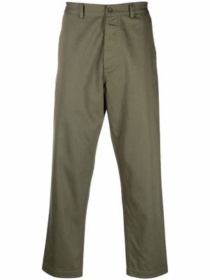 Universal Works straight-leg chino trousers - Green