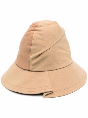 Ader Error two-tone design hat - Neutrals