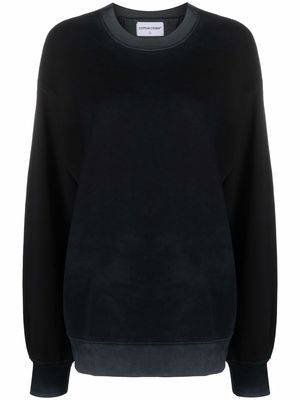 Cotton Citizen washed-effect cotton sweatshirt - Black