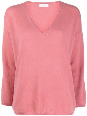 Bruno Manetti fine-knit cashmere jumper - Pink