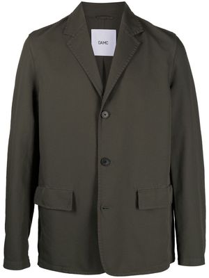 OAMC notched-lapels single-breasted blazer - Green
