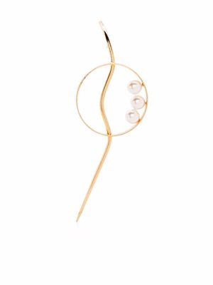 CONCEPTO Fawn pearl-embellished earring - Gold