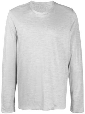 Sease virgin wool long-sleeved pullover - Grey