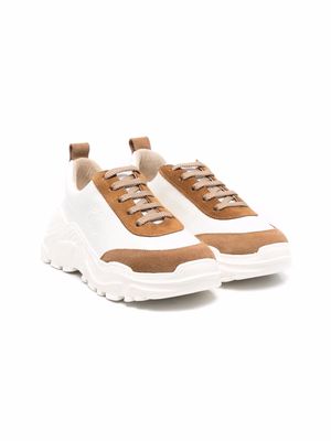 Bonpoint chunky-sole sneakers - White