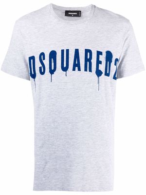 Dsquared2 logo-print cotton-blend T-Shirt - Grey