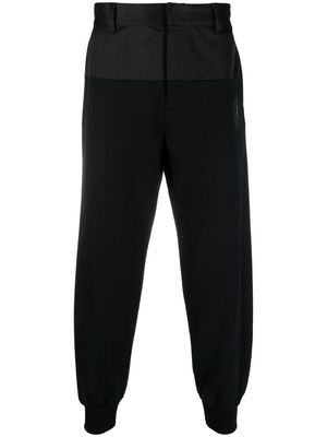 Opening Ceremony logo-embroidered cotton track pants - Black