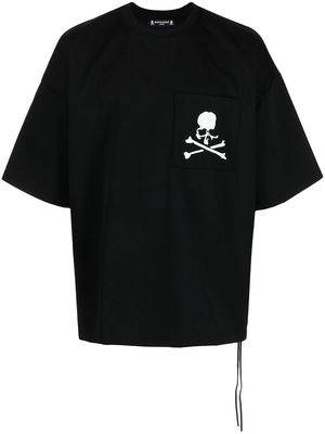 Mastermind Japan skull-print oversized T-shirt - Black