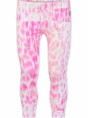 Roberto Cavalli Junior animal-print leggings - Pink