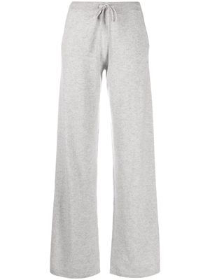 Chinti and Parker wide leg cashmere track pants - Grey