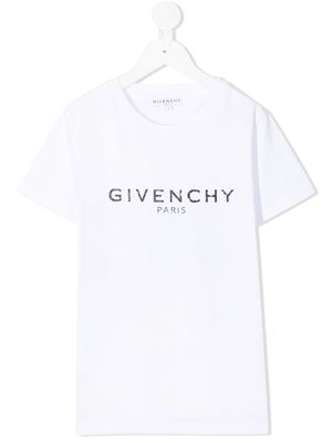 Givenchy Kids logo-print cotton t-shirt - White