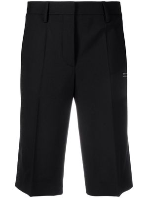 Off-White tailored cut knee-length shorts - Black