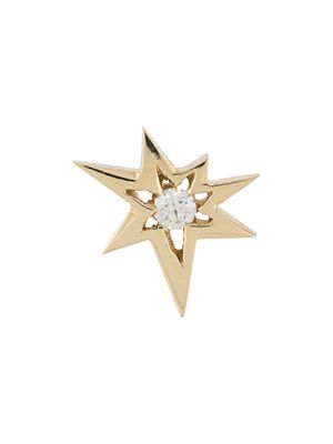 LE STER 18kt yellow gold diamond Bang right stud earring