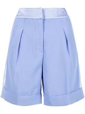 TWINSET tailored pleated shorts - Blue