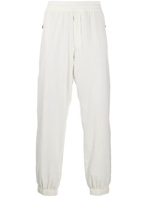 Moncler Grenoble cuffed pull-on track trousers - White