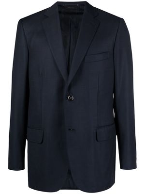 Brioni fitted single-breasted blazer - Blue